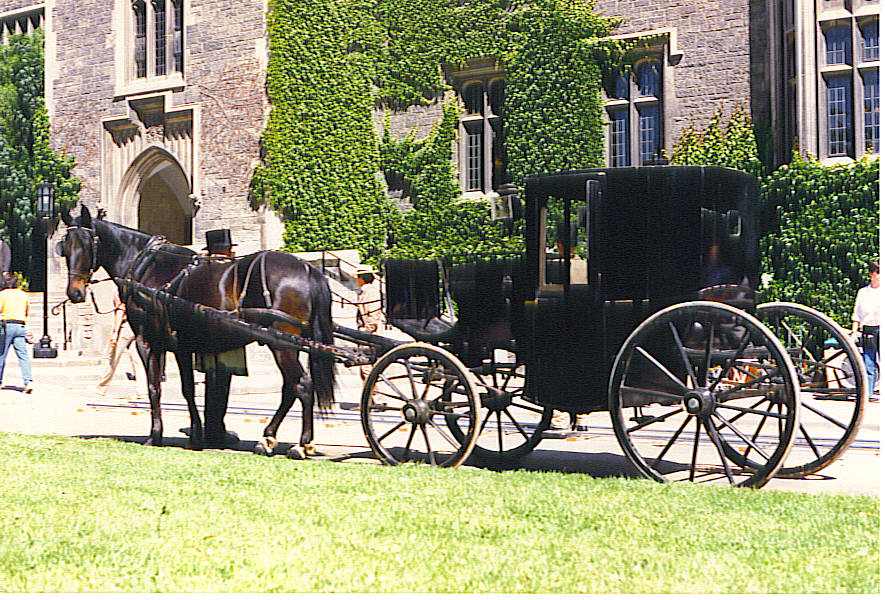 Black Brougham Carriage