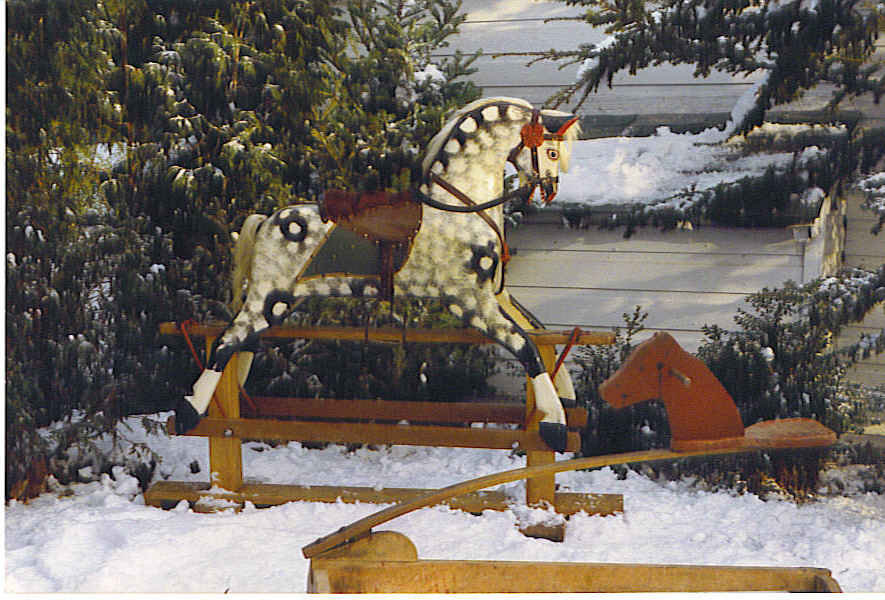 crystal rocking horse