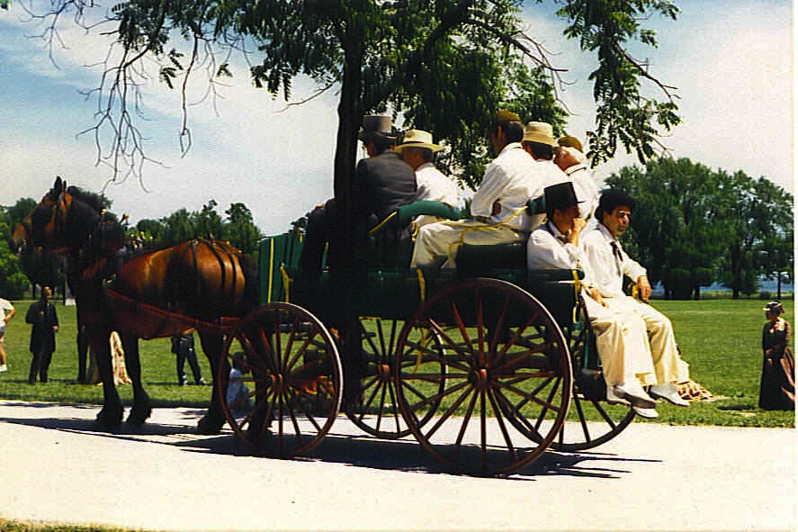 vegetable cart - carting people